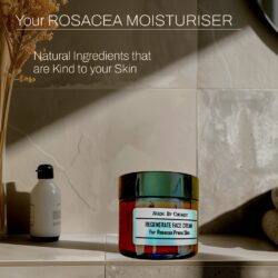 99% Natural Face Cream for Rosacea – Niacinamide, Matcha Green Tea & Chamomile Extract | Calming Moisturiser for Sensitive, Redness-Prone Skin